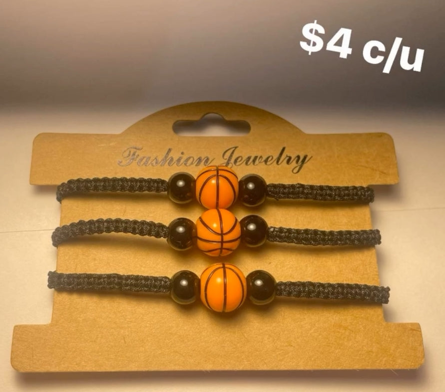 Pulsera de hilo de baloncesto